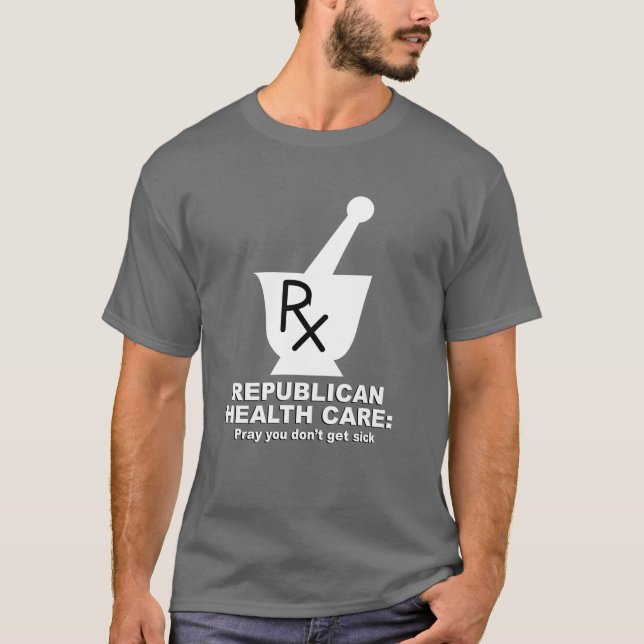 Camiseta Atención sanitaria republicana - ruegúele no (Anverso)