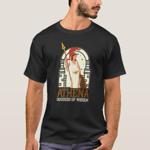 Camiseta Atenea Diosa De La Sabiduría Diosa Griega Mitologí