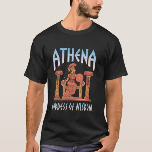 Camiseta Atenea Diosa de la Sabiduría Olímpicos Griego Anti