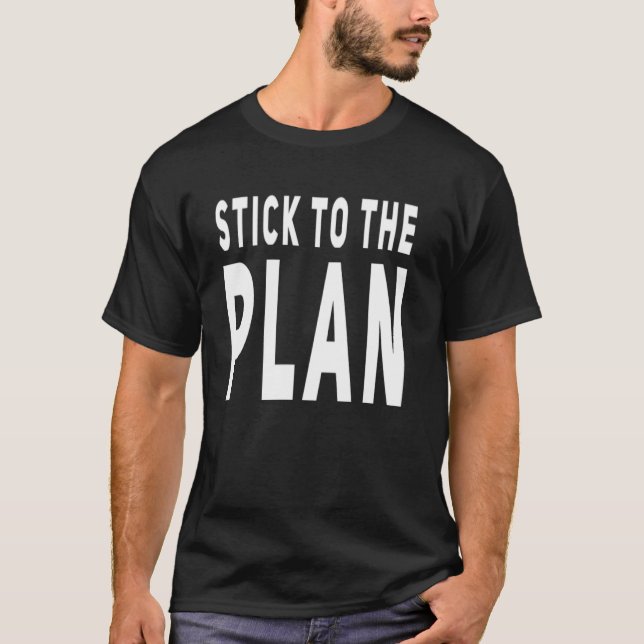 CAMISETA ATENERSE AL PLAN (Anverso)