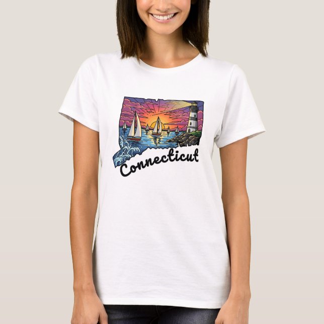 Camiseta Atentado de estilo de tatuaje de estado de Connect (Anverso)
