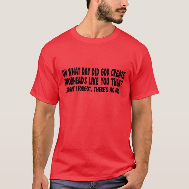 Camiseta Ateo (Anverso)