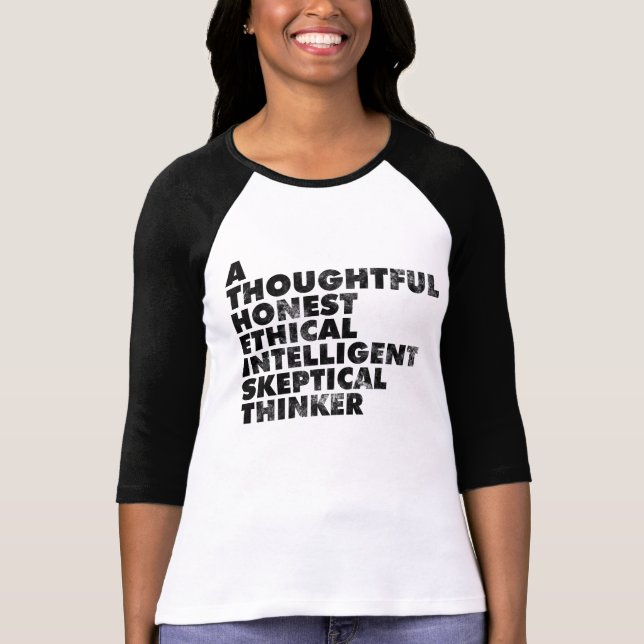 Camiseta ¡Ateo! (Anverso)