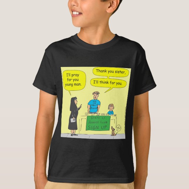 Camiseta Ateo 215 que pensaré para el dibujo animado del (Anverso)