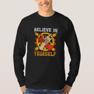 Camiseta Ateo anti religioso cree en ti mismo premium