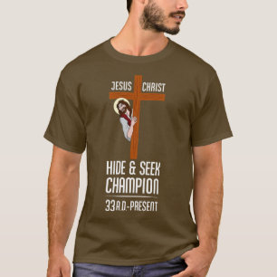 Camiseta Ateo ateo Jesús Esconde Campeón de Seek
