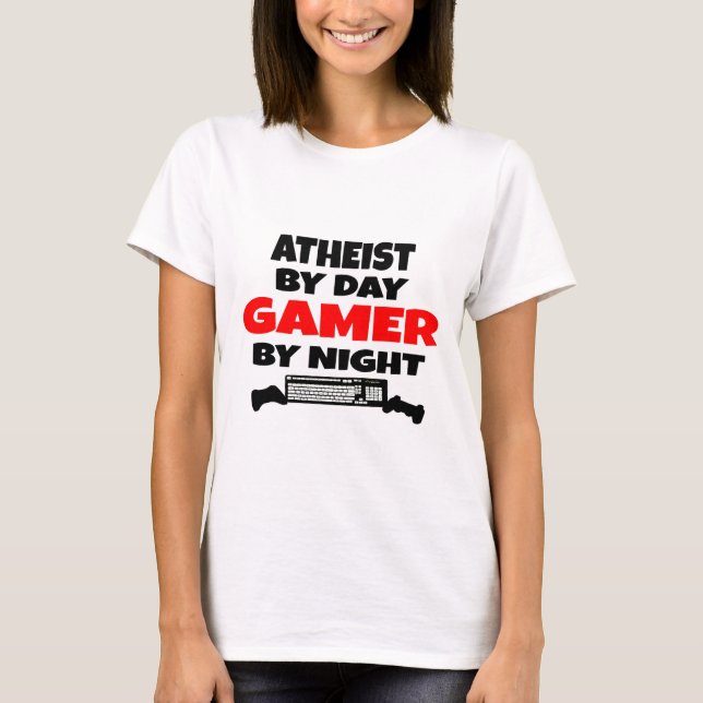 Camiseta Ateo de Gamer (Anverso)