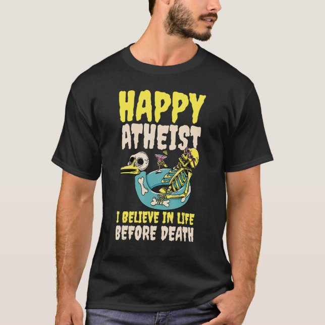 Camiseta Ateo feliz (Anverso)