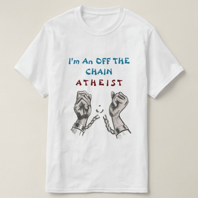 Camiseta Ateo fuera de serie (Diseño del anverso)