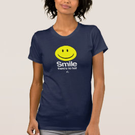 Camiseta Ateo - la sonrisa allí no es ningún infierno