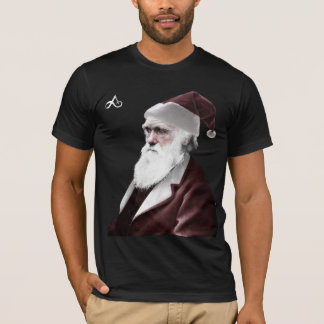 Camiseta Ateo - navidad de Darwin como Papá Noel