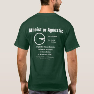 Camiseta Ateo o agnóstico