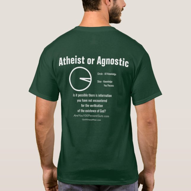 Camiseta Ateo o agnóstico (Reverso)