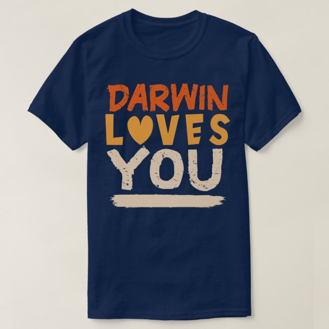 Camiseta Ateo pro-ciencia para seguidores de Darwin Premiu (Diseño del anverso)