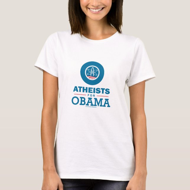 Camiseta Ateos para Obama (Anverso)