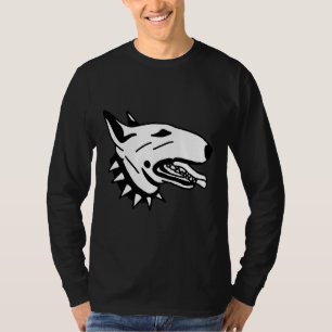 Camiseta Aterrador De Toros Con Un Collar Arajado Negro