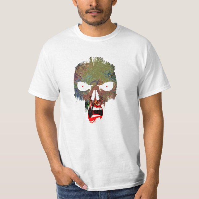 Camiseta Aterrador disfraz de cráneo pirata malvado de Hall (Anverso)