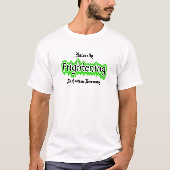 Camiseta Aterrador natural (Anverso)