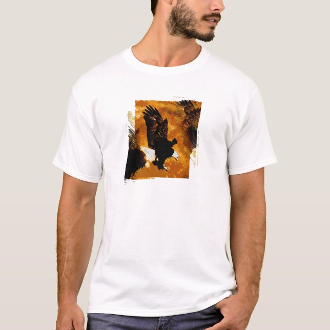 Camiseta Aterrizaje de águilas en Estados Unidos (Anverso)