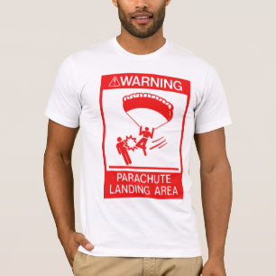 Camiseta Aterrizaje del paracaídas