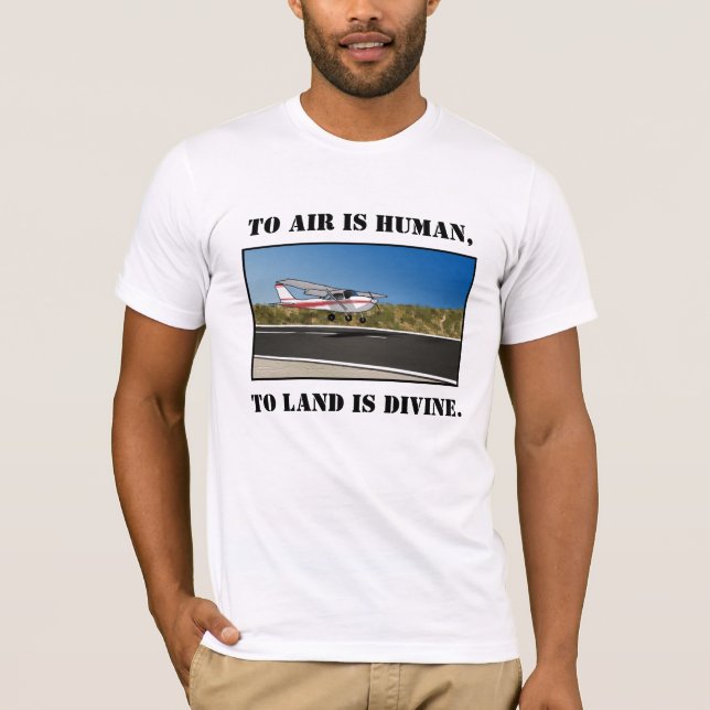 Camiseta Aterrizaje divino (Anverso)