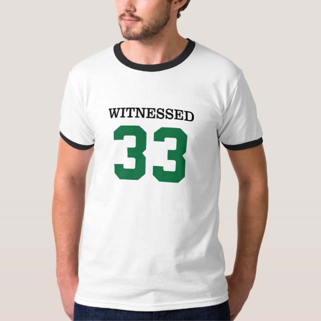 Camiseta Atestiguado - 33 (Anverso)