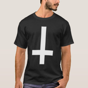 Camiseta Atheis anticrista satánico invertido
