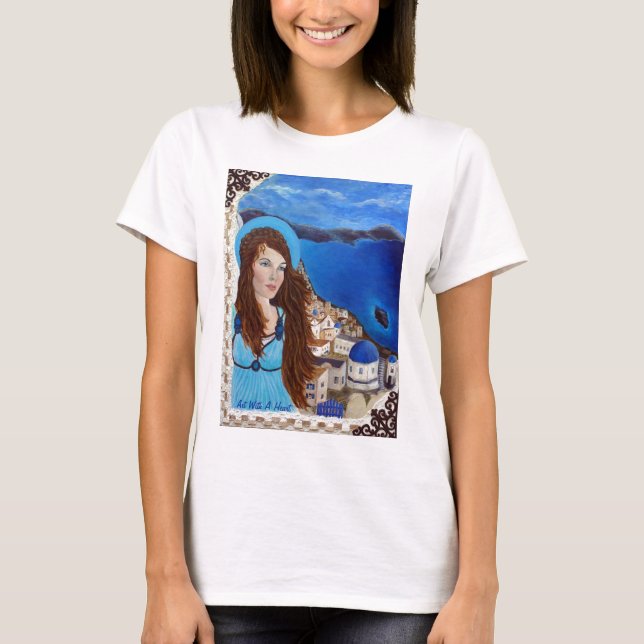 Camiseta Athena Earthangel of Feminine Power and Strength (Anverso)