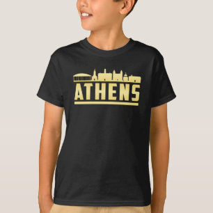 Camiseta Athens Greece City Skyline Cityscape Funny Gift