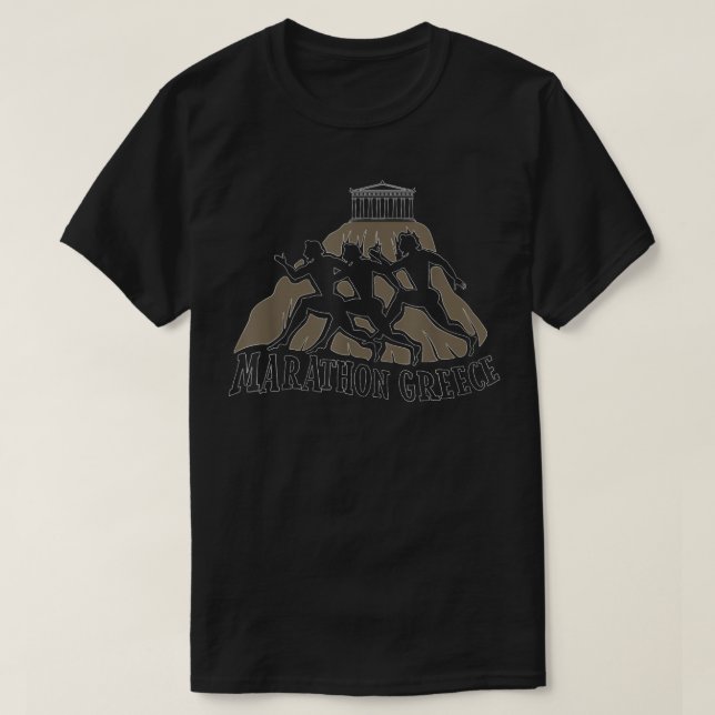 Camiseta Athens Marathon Grecia (Diseño del anverso)