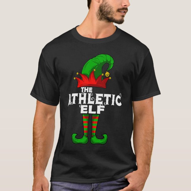 Camiseta ATHLETIC Elf Family Christmas Group Matching PJ (Anverso)