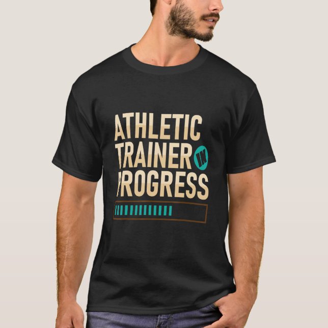 Camiseta Athletic Trainer In Progress Fitness Coach Apparel (Anverso)