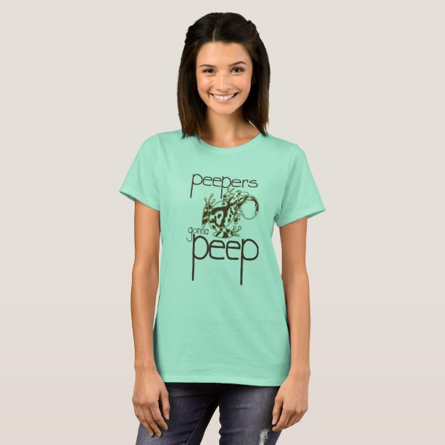 Camiseta Atisbadores que van a mirar furtivamente - (Anverso completo)
