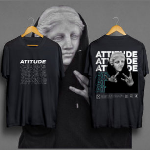 Camiseta ATITUDE Michelangelo estilo gráfico David Classic