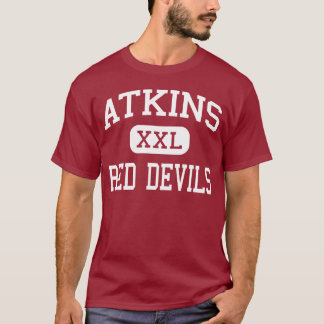Camiseta Atkins - diablos rojos - centro - Atkins Arkansas