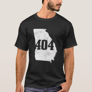 Camiseta Atlanta 404 Area Code Atl Georgia Map State Pride