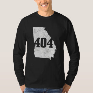 Camiseta Atlanta 404 Area Code Atl Georgia Map State Pride