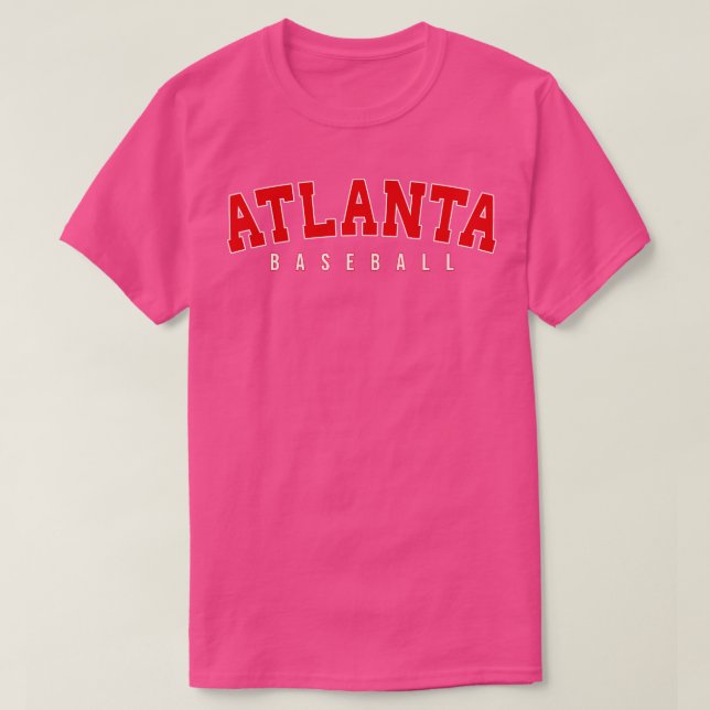 Camiseta Atlanta Baseball TShirt (Diseño del anverso)