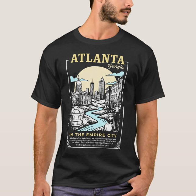 Camiseta Atlanta City Georgia In The Empire City (Anverso)