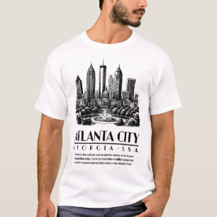 Camiseta Atlanta Ciudad Georgia EE. UU.