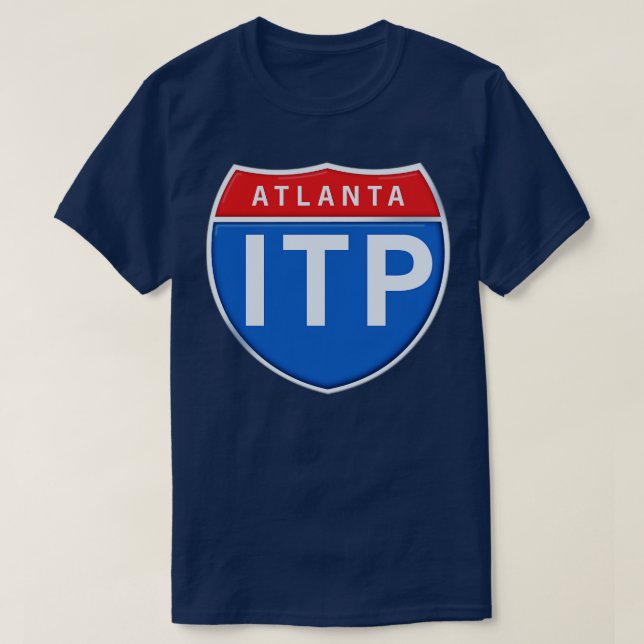 Camiseta Atlanta Dentro Del Rótulo Perimeter Road TShirt (Diseño del anverso)