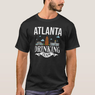 Camiseta Atlanta Georgia City Trip Skyline Map Viaje