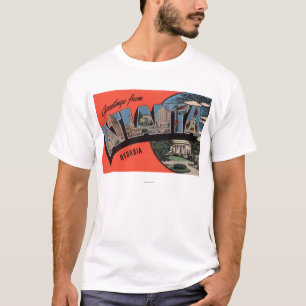 Camiseta Atlanta, Georgia - escenas grandes de la letra