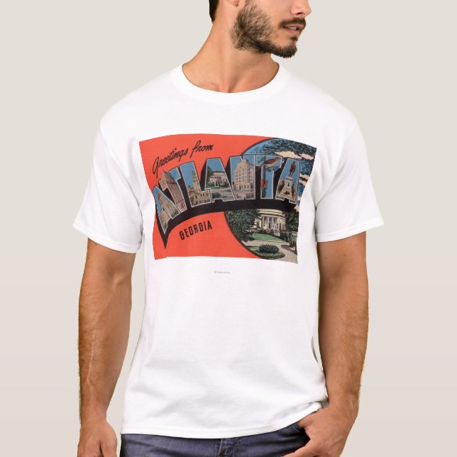 Camiseta Atlanta, Georgia - escenas grandes de la letra (Anverso)