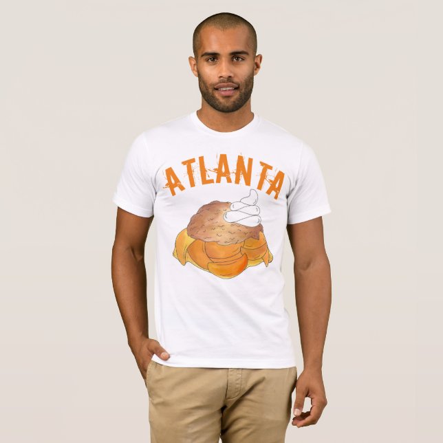 Camiseta Atlanta Georgia GA Peach Cobbler Southern Dessert (Anverso completo)