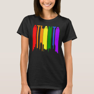 Camiseta Atlanta Georgia Lgbtq Orgullo Gay Esquina Arcoiris