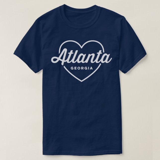 Camiseta Atlanta Georgia Love (Diseño del anverso)
