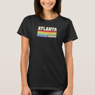 Camiseta Atlanta Georgia Orgullo arcoiris Bandera Gay Orgul