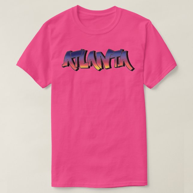 Camiseta Atlanta Graffiti TShirt (Diseño del anverso)