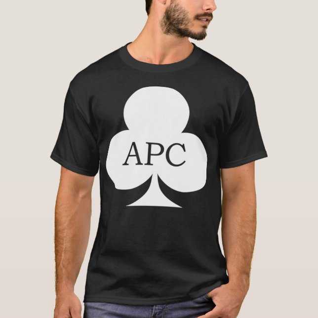 Camiseta Atlanta Poker Club White APC Club  (Anverso)